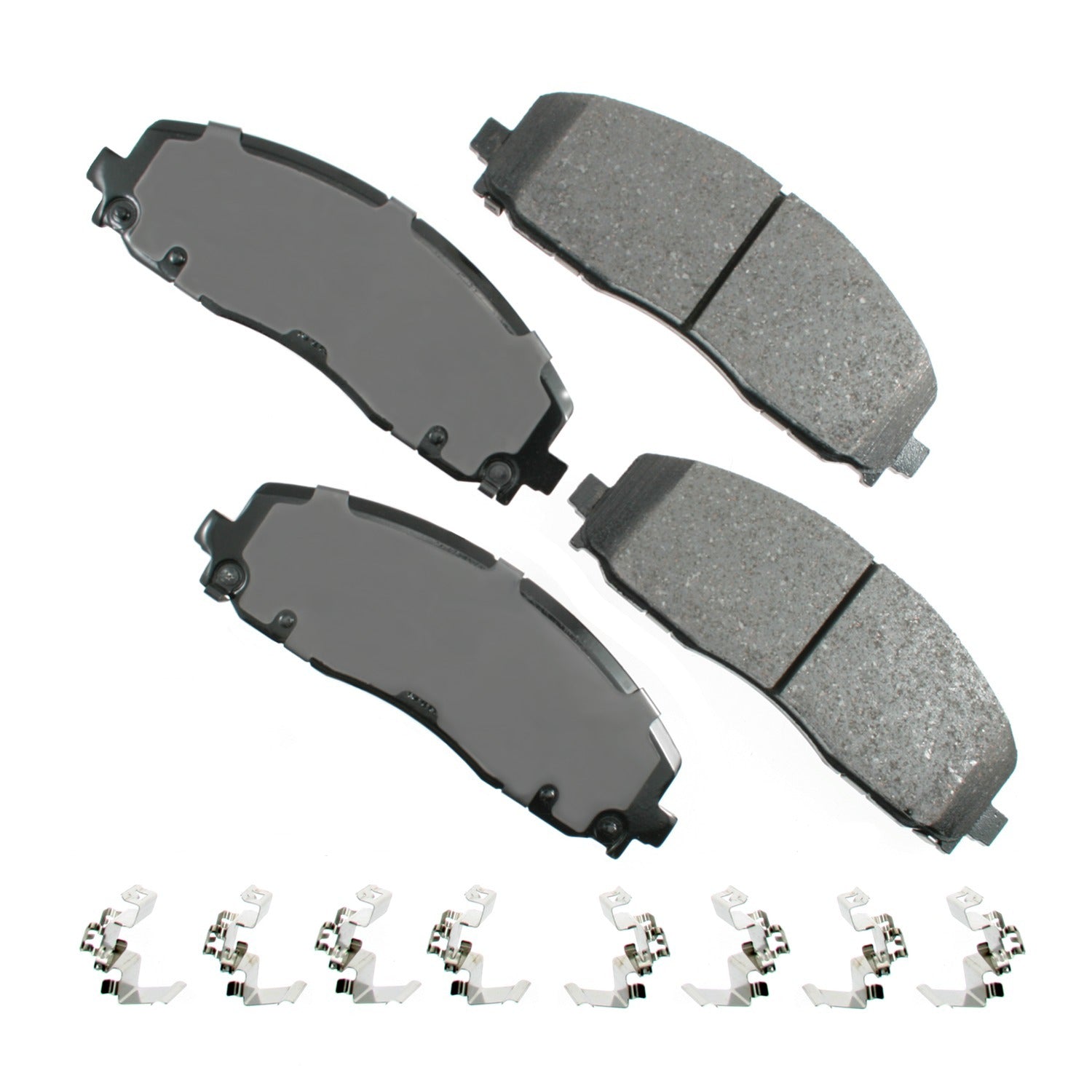 Akebono ACT1589 Brake Pad Front Chrysler Pacifica 17-19 T&C 12-16 Akebono ACT1589