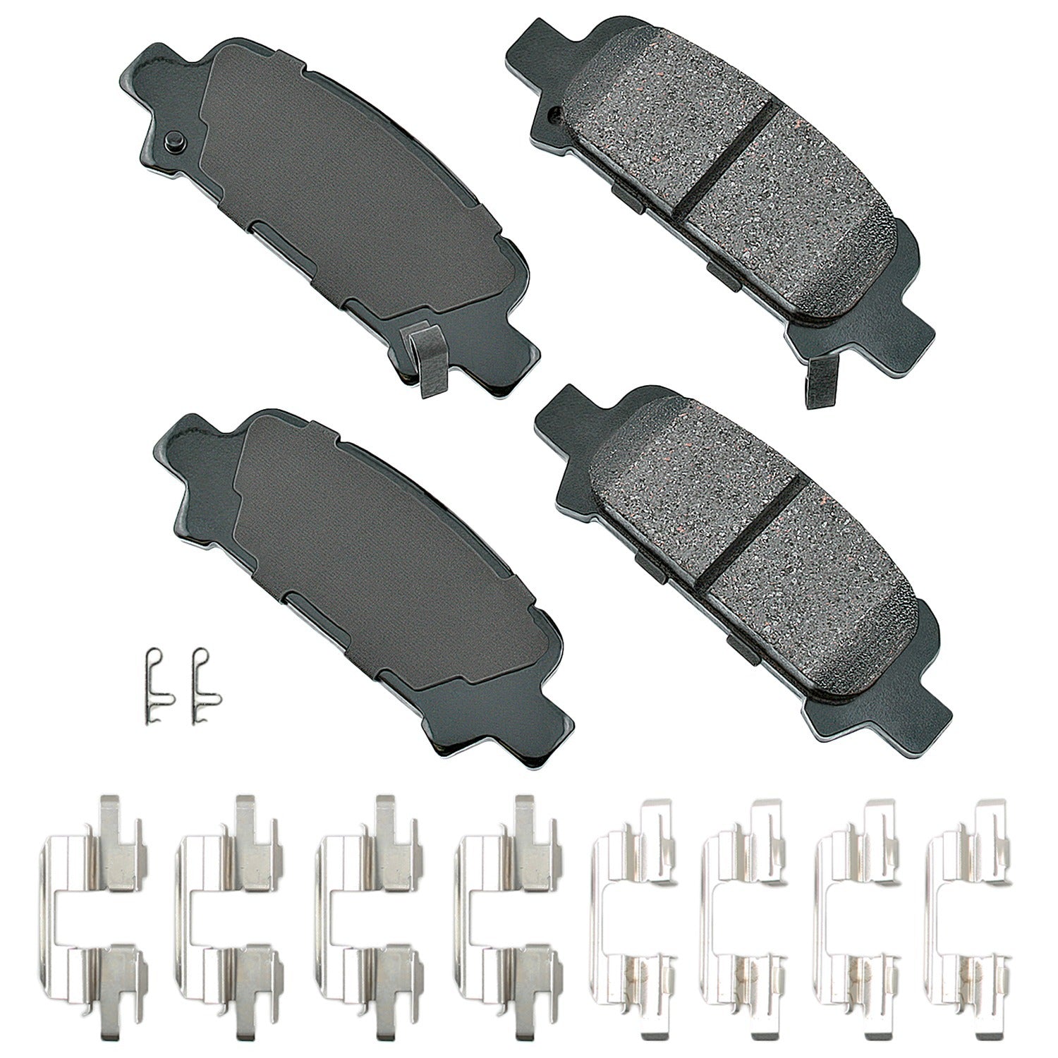Akebono ACT770A ProACT Ultra-Premium Bra ke Pads - Rear Akebono ACT770A