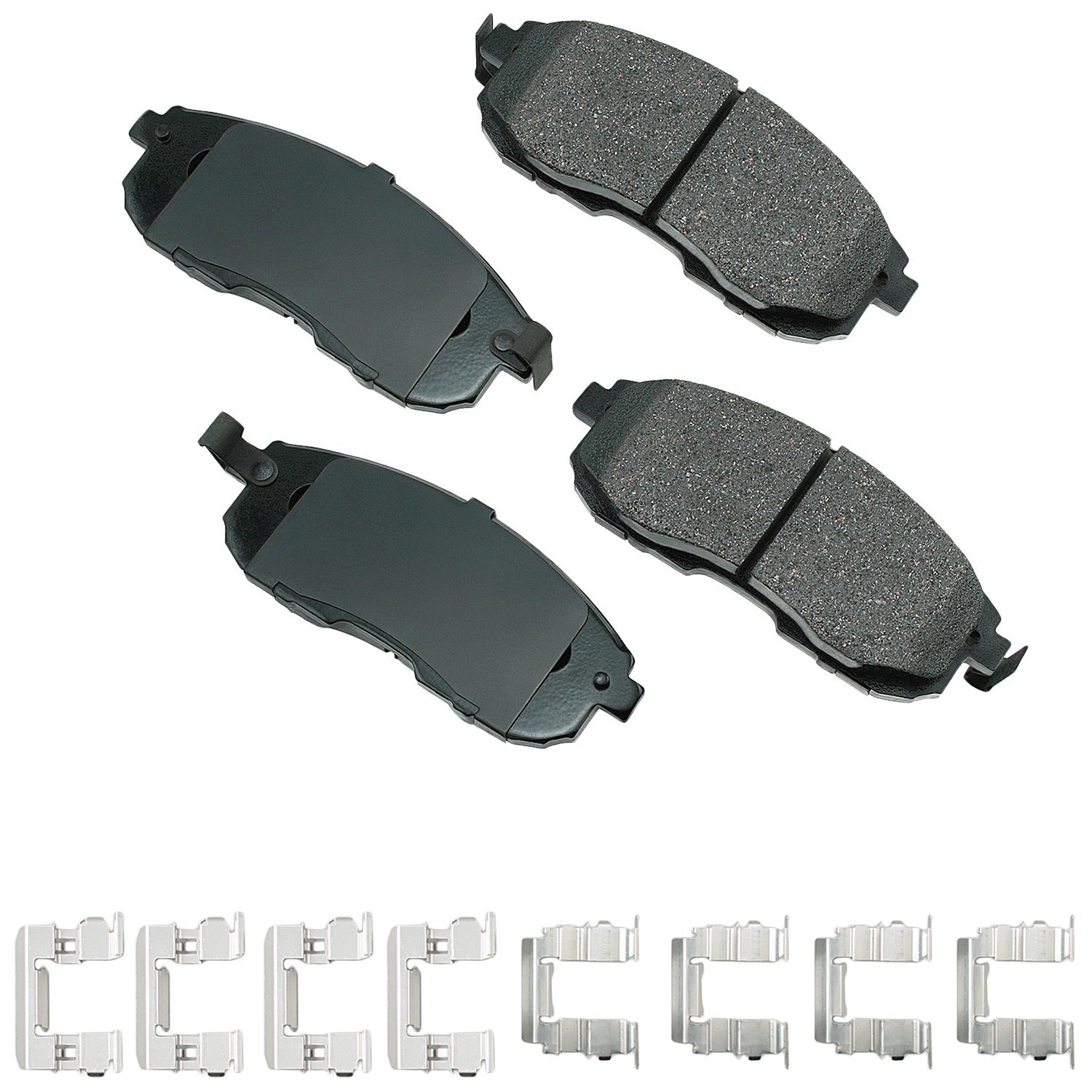 Akebono ACT815A ProACT Ultra-Premium Bra ke Pads - Front Akebono ACT815A