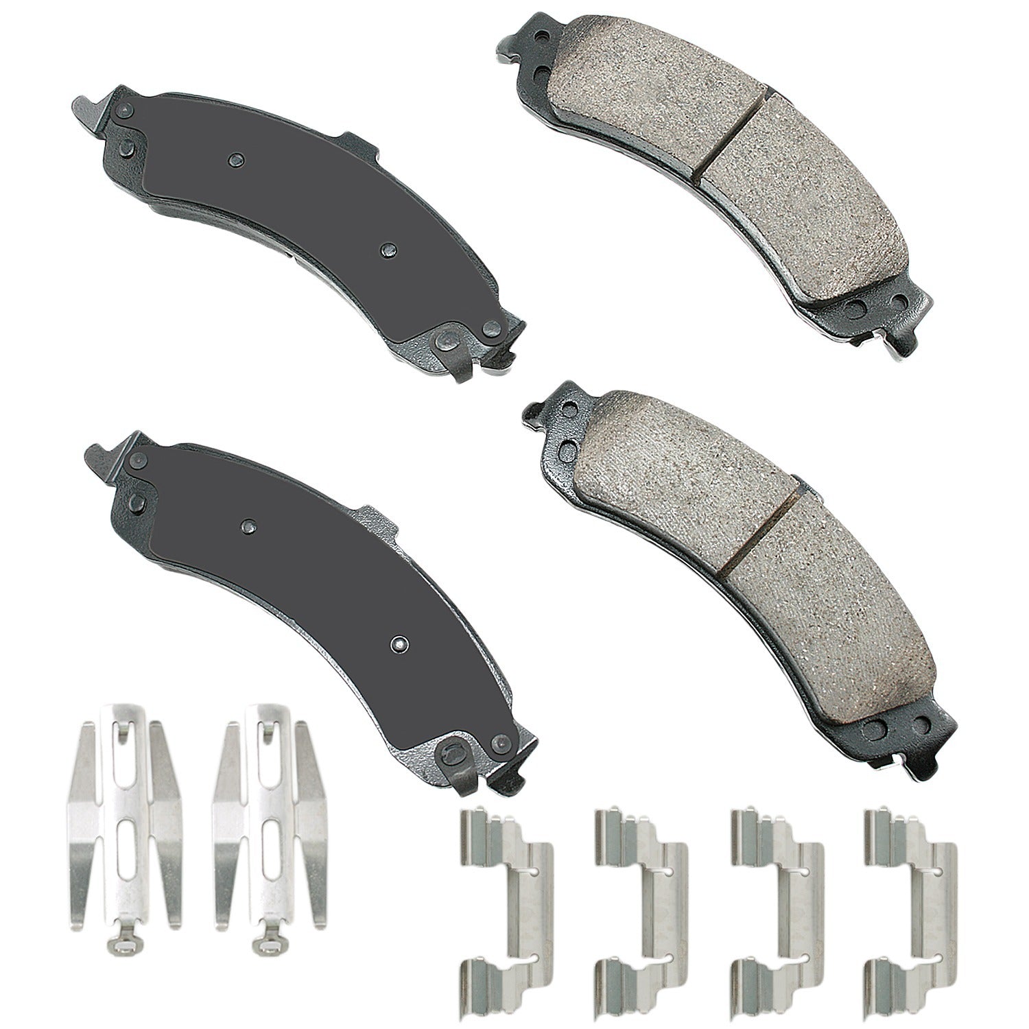 Akebono ACT834A ProACT Ultra-Premium Bra ke Pads - Rear Akebono ACT834A