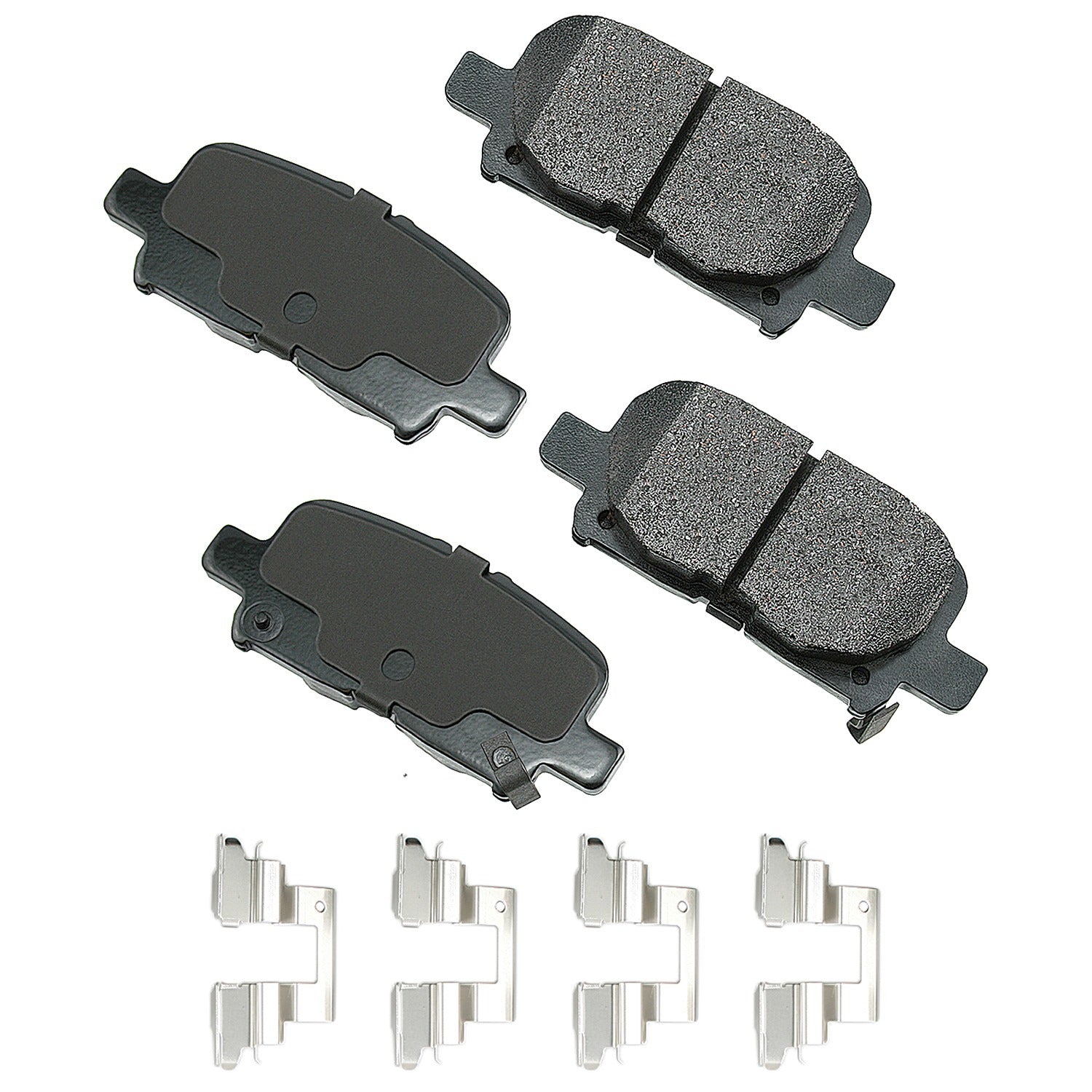 Akebono ACT865A ProACT Ultra-Premium Bra ke Pads - Rear Akebono ACT865A