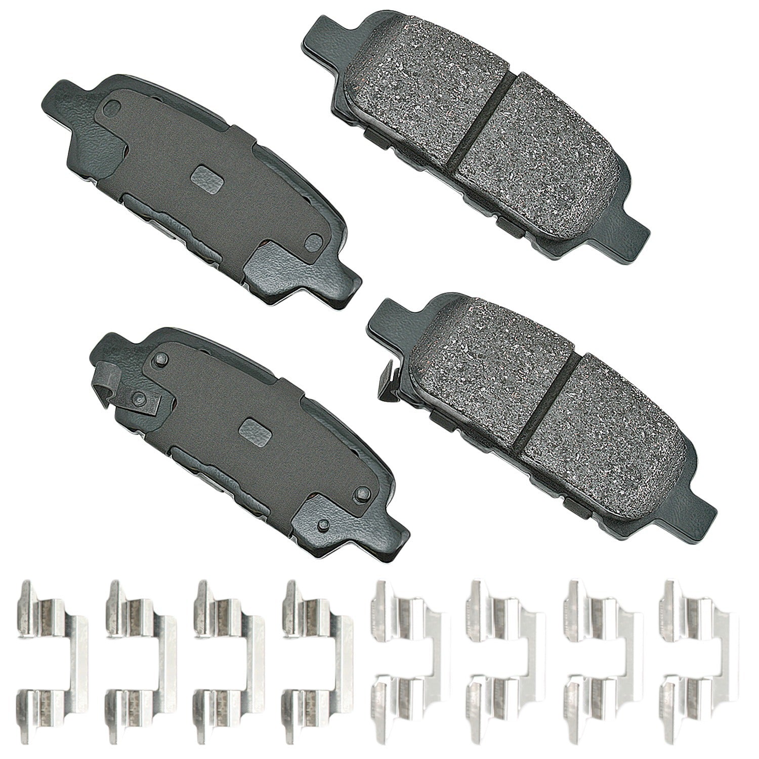 Akebono ACT905A ProACT Ultra-Premium Bra ke Pads - Rear Akebono ACT905A