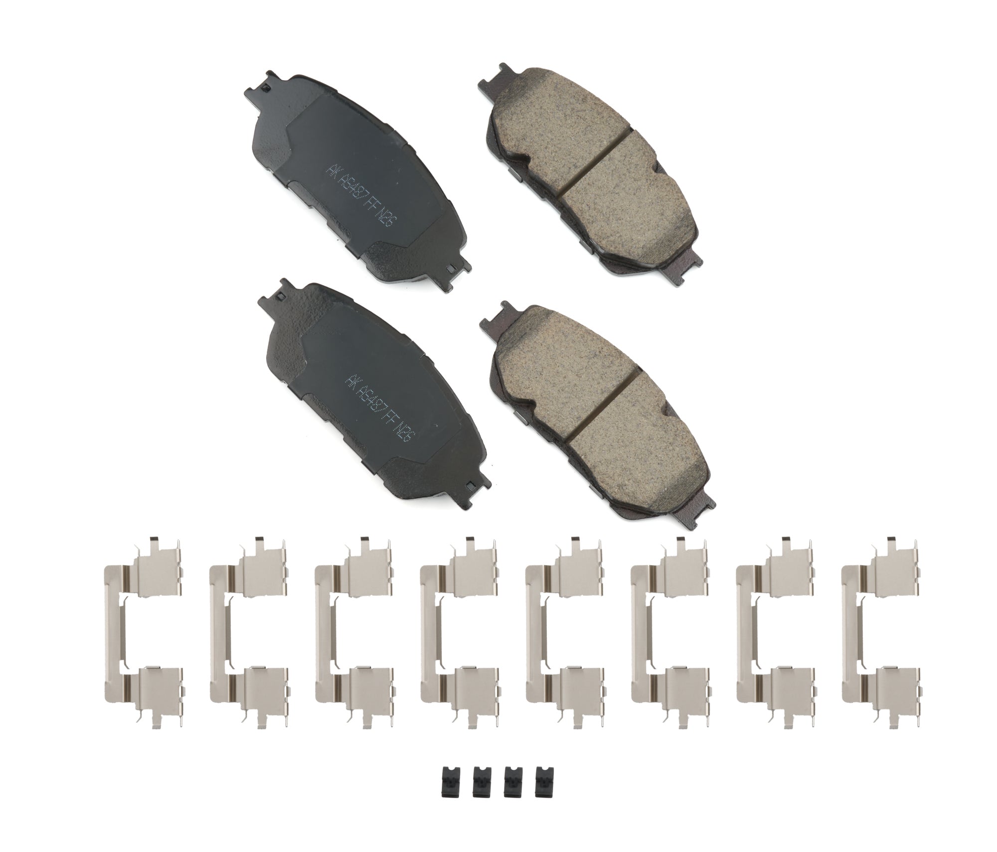 Akebono ACT906B ProACT Ultra-Premium Bra ke Pads - Front Akebono ACT906B