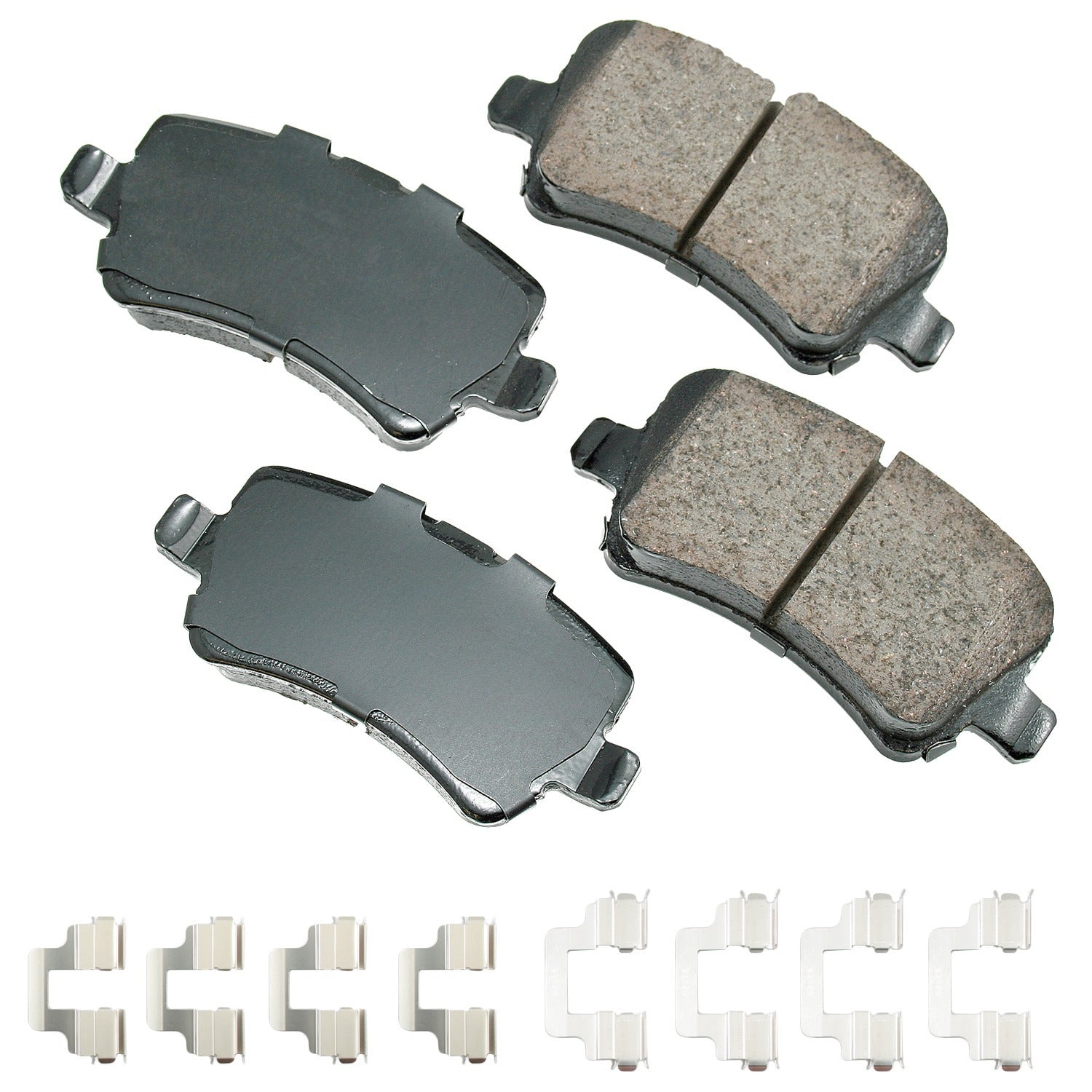 Akebono EUR1307A Brake Pads Rear Land Rover LR2 13-15 Range Rv Akebono EUR1307A