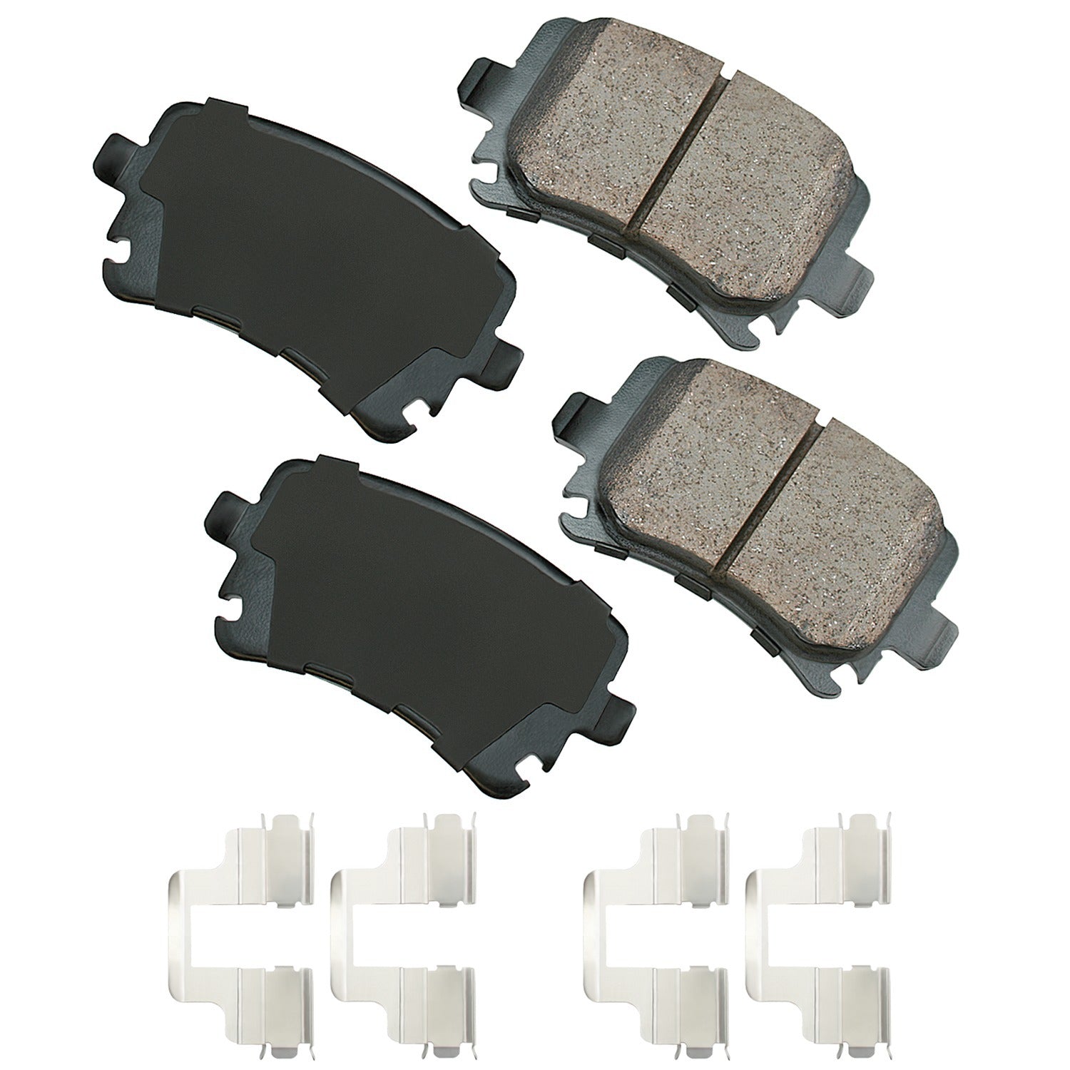 Akebono EUR1348A Brake Pads Rear Audi A3 06-10 Quattro 06-09 Akebono EUR1348A