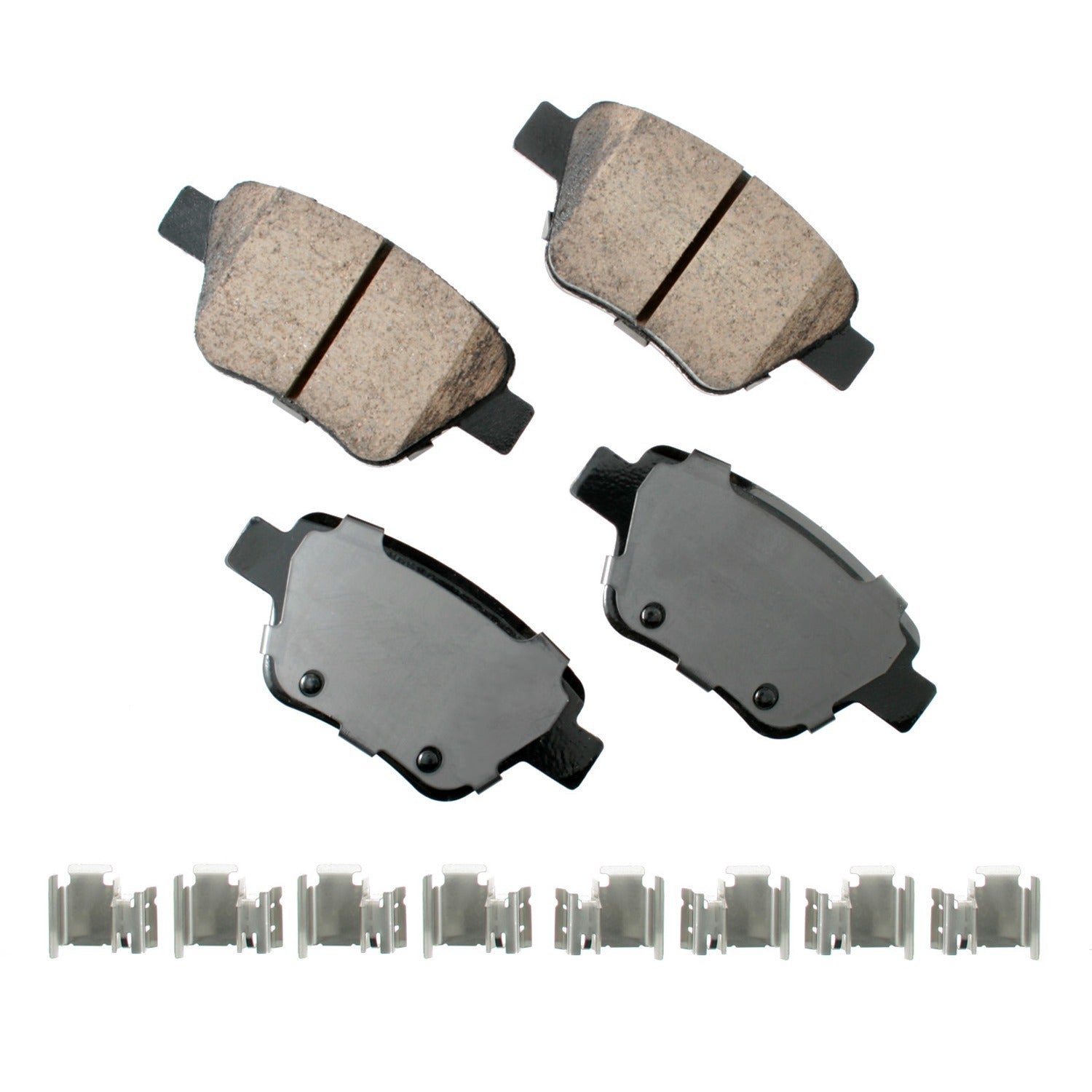 Akebono EUR1456 Brake Pads Rear Audi A3 11-13 Quattro 10-13 Akebono EUR1456