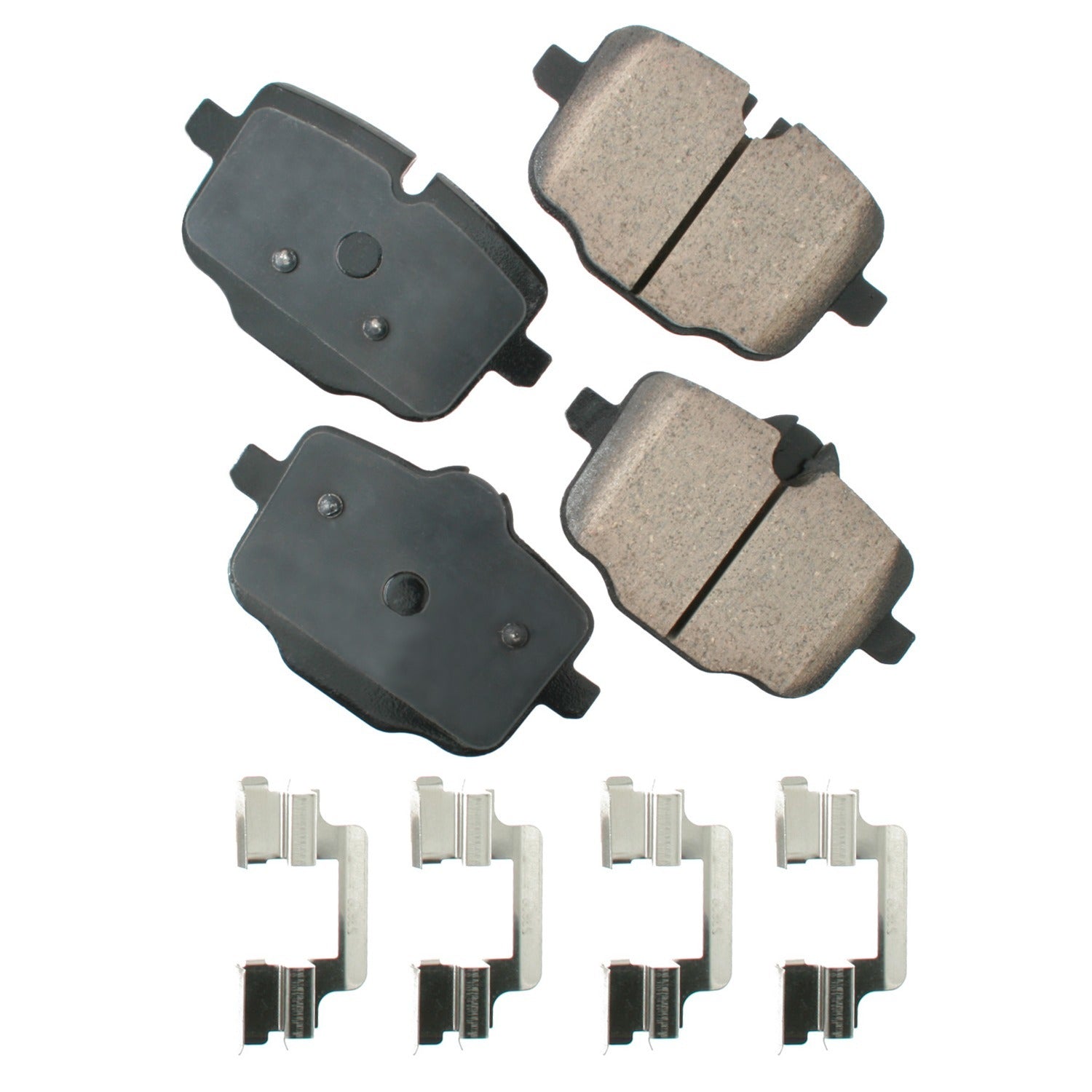 Akebono EUR1469 Brake Pads Rear BMW 550i 11-16 550i xDrive 11-16 Akebono EUR1469