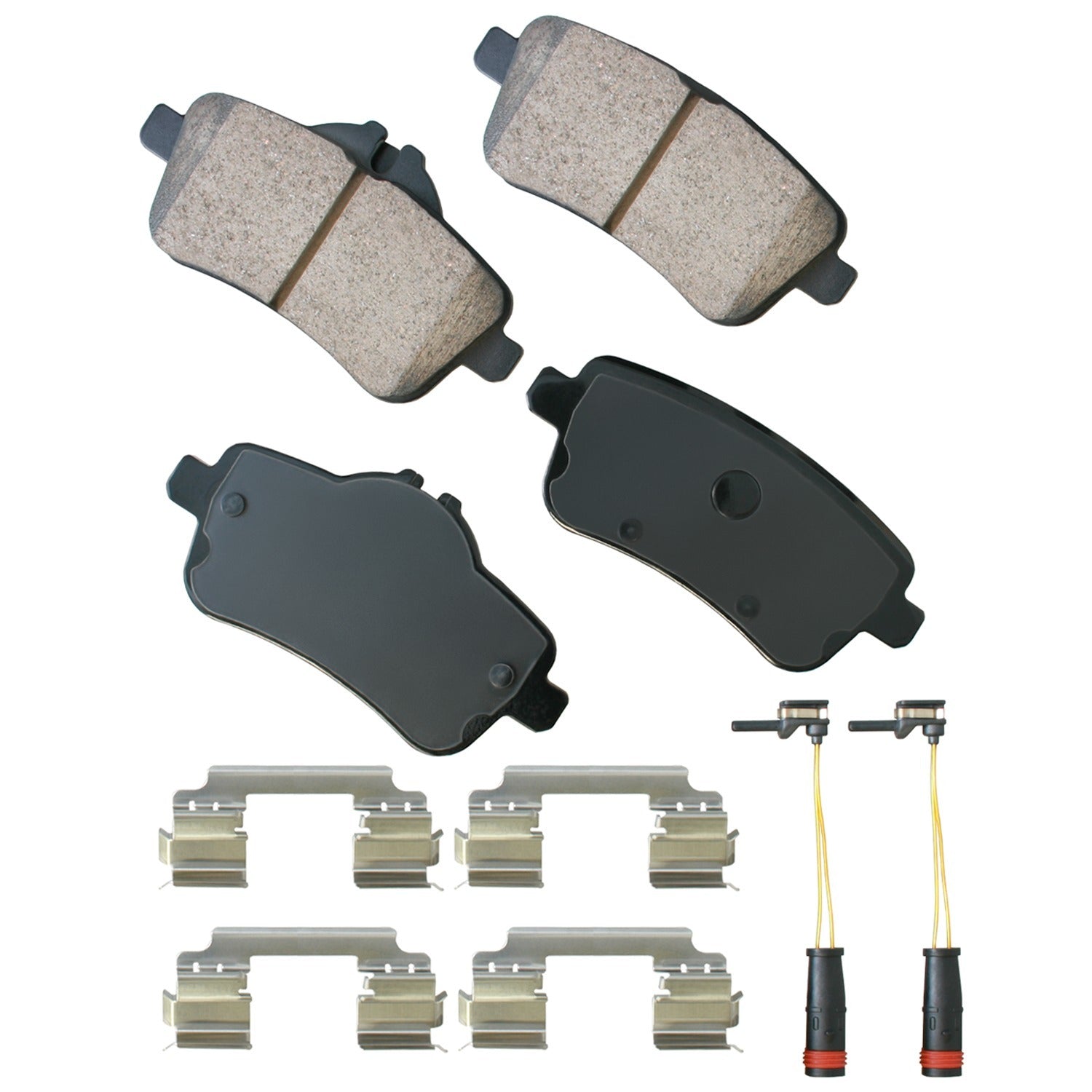 Akebono EUR1630 Brake Pads Rear Mercedes CLA45 14-17 GL350 13-16 Akebono EUR1630