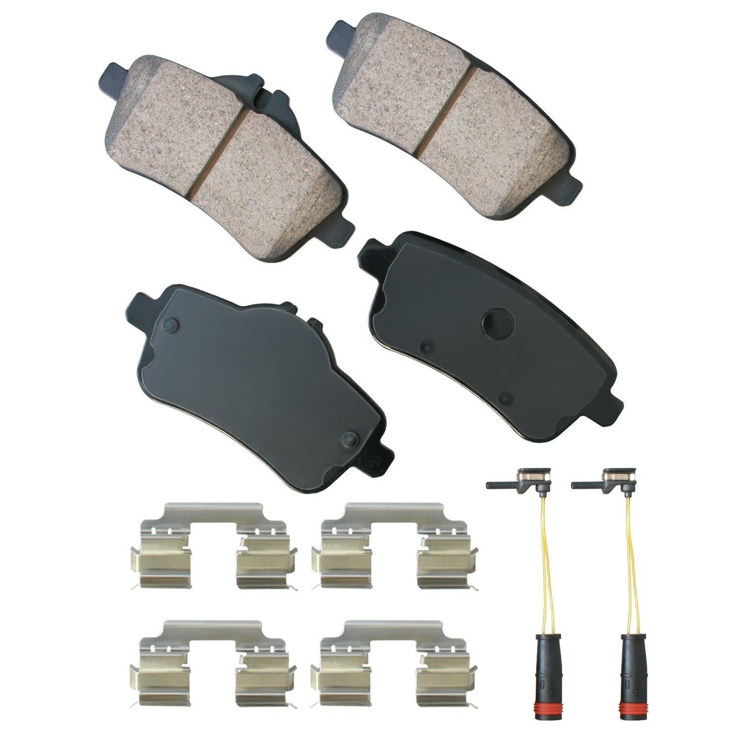 Akebono EUR1630A Brake Pads Rear Mercedes GLE300d 16 GLE350 16-17 Akebono EUR1630A