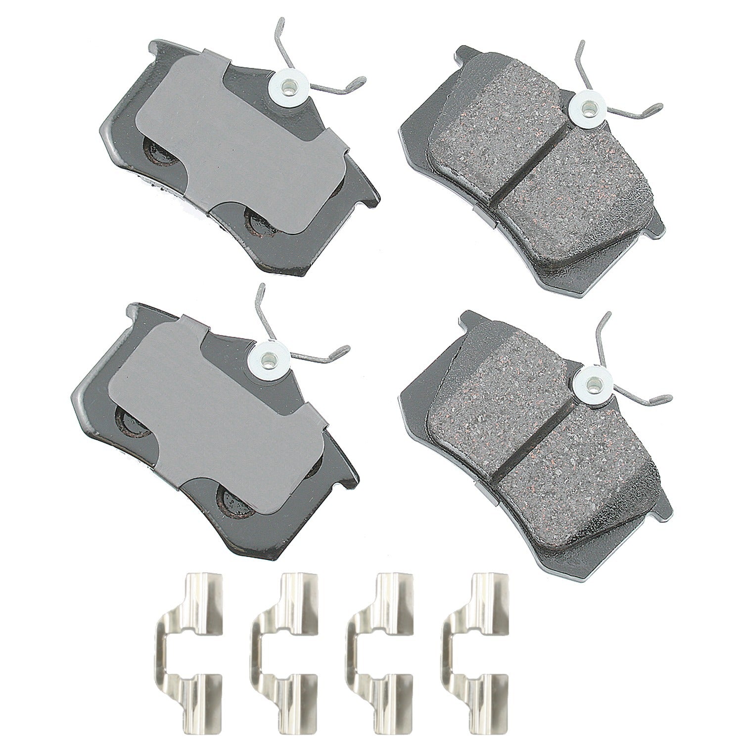 Akebono EUR340B Brake Pads Rear Audi A3 11-13 A4 00-06 Akebono EUR340B