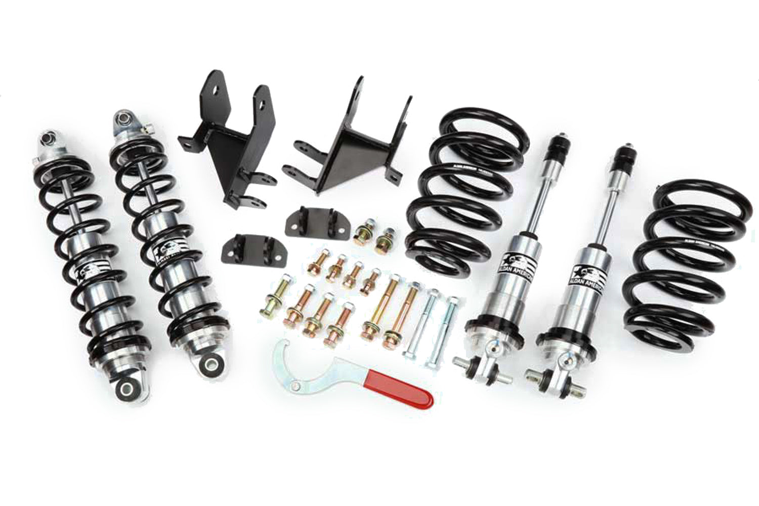 Aldan American 300105 Coil Over Shock Kit - Frt/RR GM A-Body 68-72 Aldan American 300105