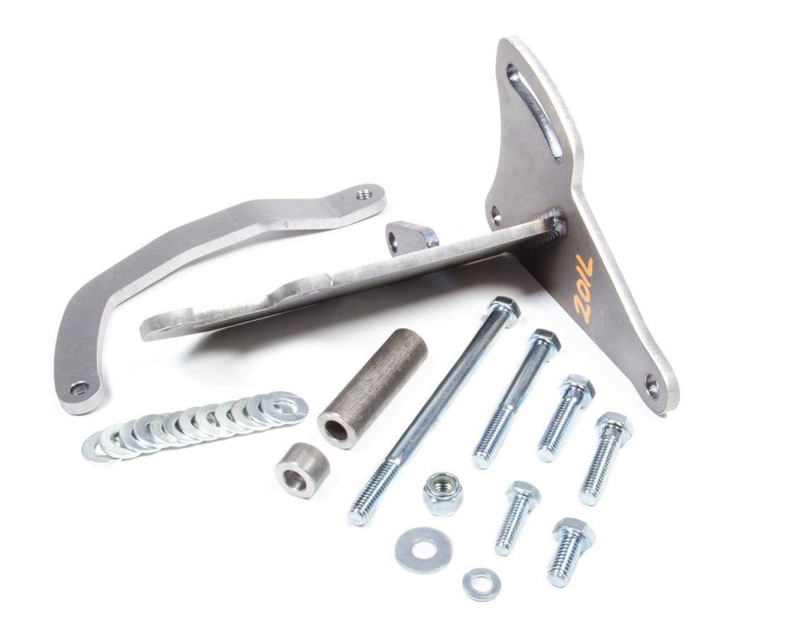 Alan Grove Components 201L Alt.Bracket SBC Long Pmp Drivers Side Hi Mount Alan Grove Components 201L
