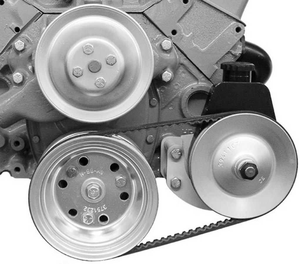 Alan Grove Components 400L Power Steering Pump Mt. SBC Short Pump Alan Grove Components 400L