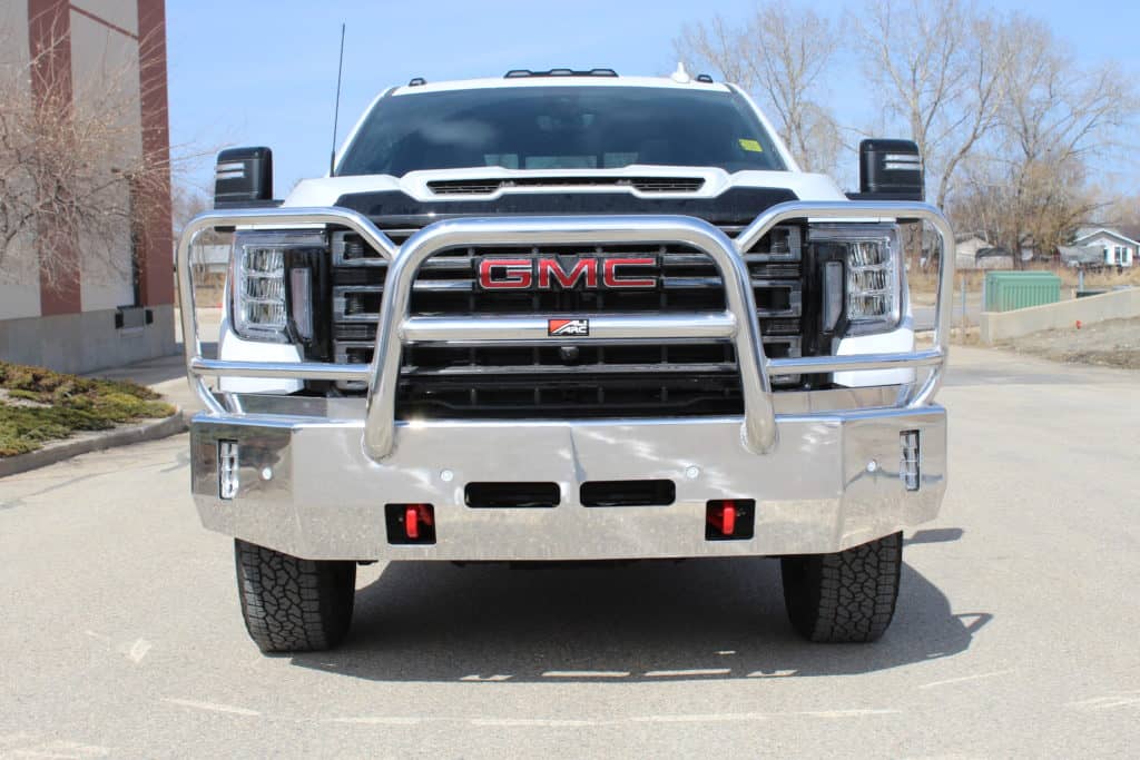 Ali Arc GMG195LS GUARDIAN FRONT BUMPER WITH LIGHT & SENSOR CUTOUTS 20-23 GMC HD Ali Arc GMG195LS