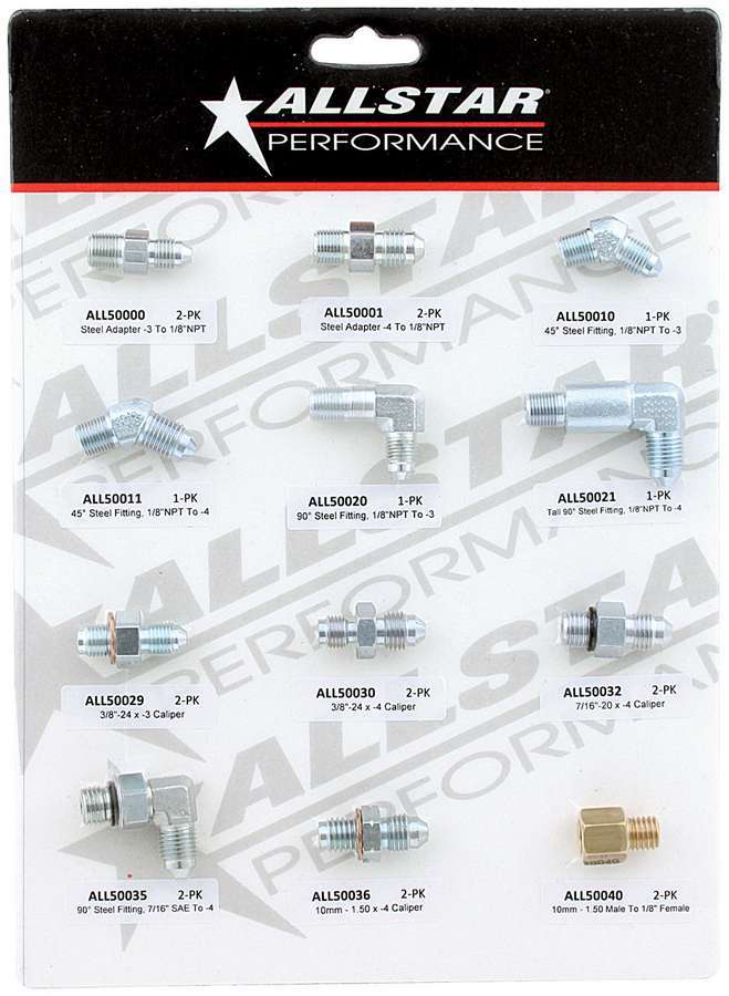 Allstar Performance ALL080 Brake Fitting Display 1 of 4 Allstar Performance ALL080