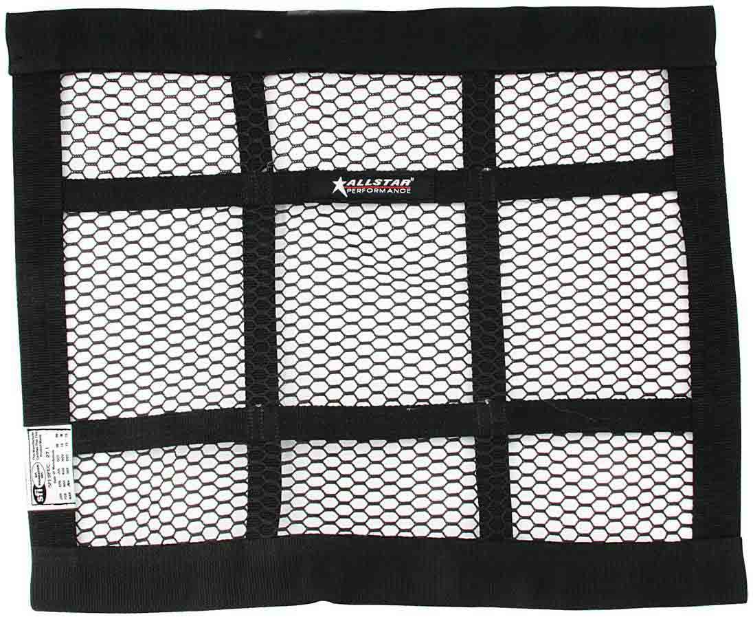 Allstar Performance ALL10211 Mesh Window Net Black 22 x 18 SFI Allstar Performance ALL10211