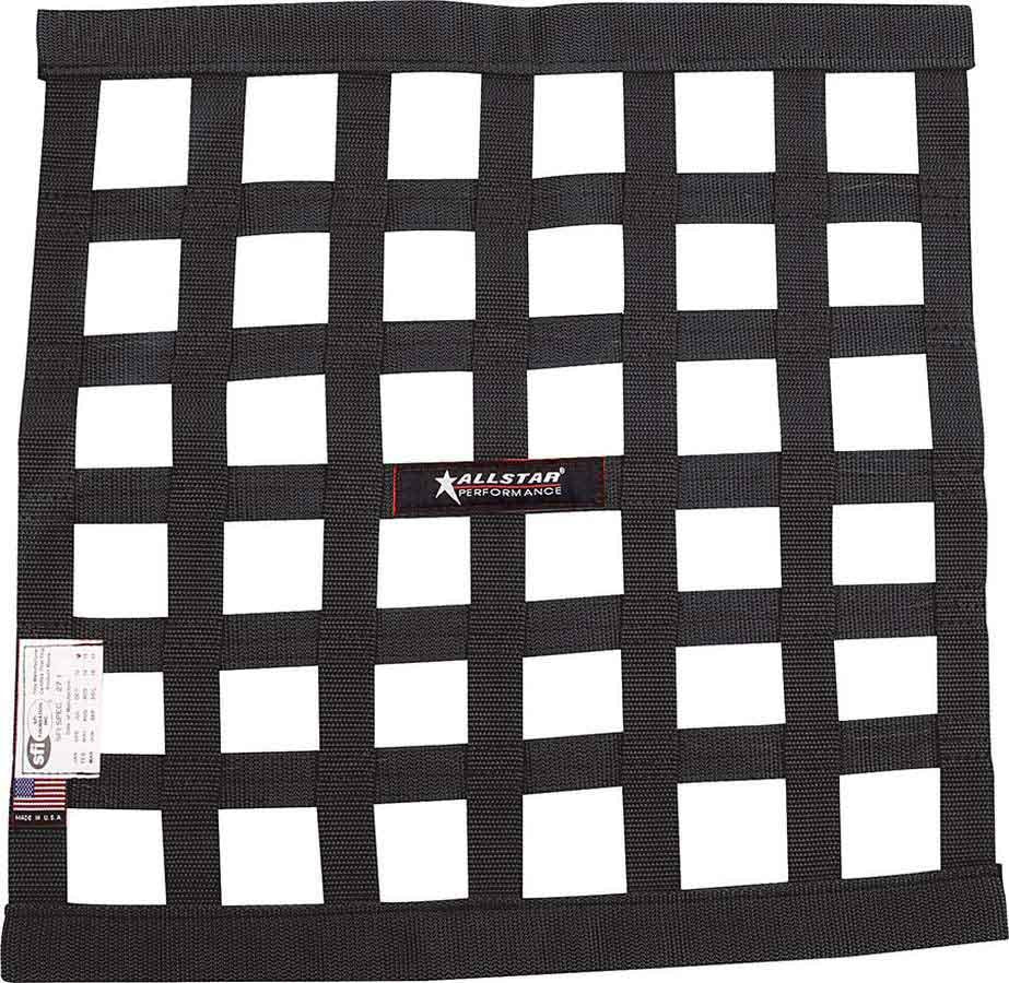 Allstar Performance ALL10280 Window Net Border Style 18 x 18 SFI Black Allstar Performance ALL10280