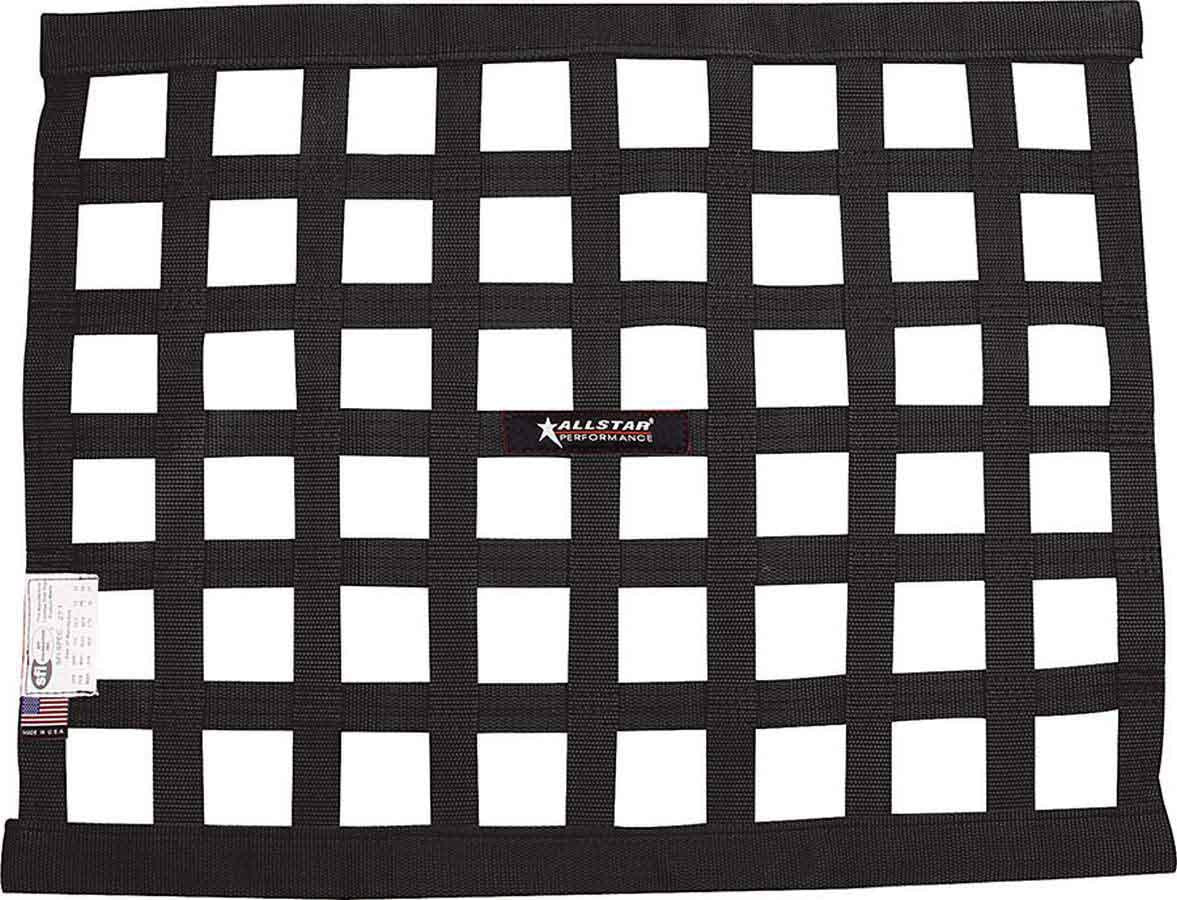 Allstar Performance ALL10285 Window Net Border Style 18 x 24 SFI Black Allstar Performance ALL10285