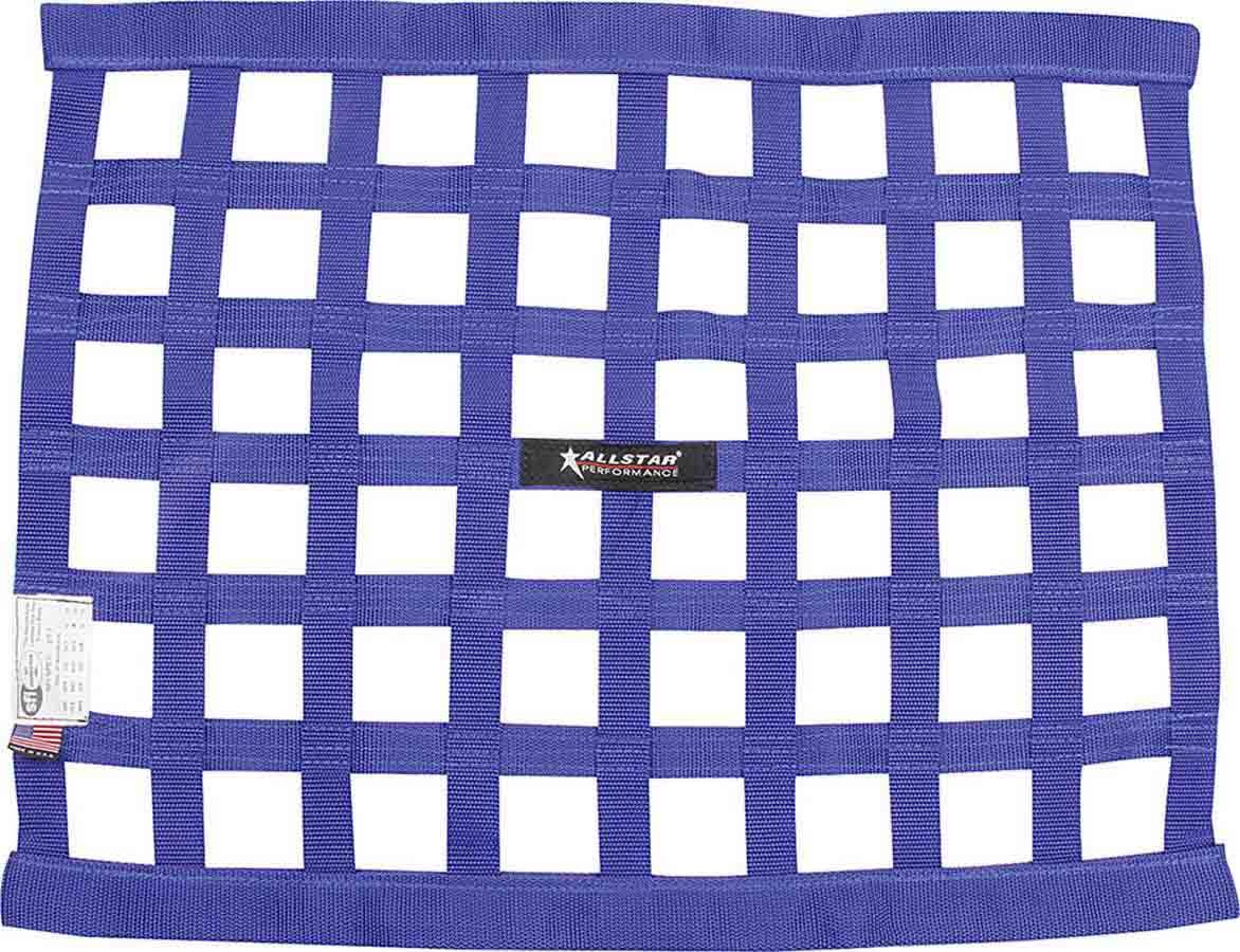 Allstar Performance ALL10286 Window Net Border Style 18 x 24 SFI Blue Allstar Performance ALL10286
