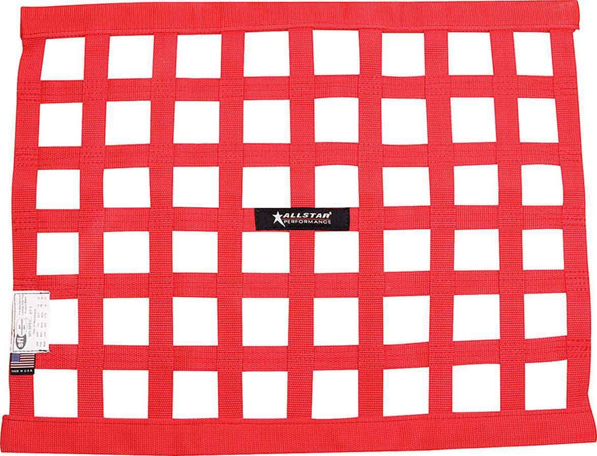 Allstar Performance ALL10287 Window Net Border Style 18 x 24 SFI Red Allstar Performance ALL10287
