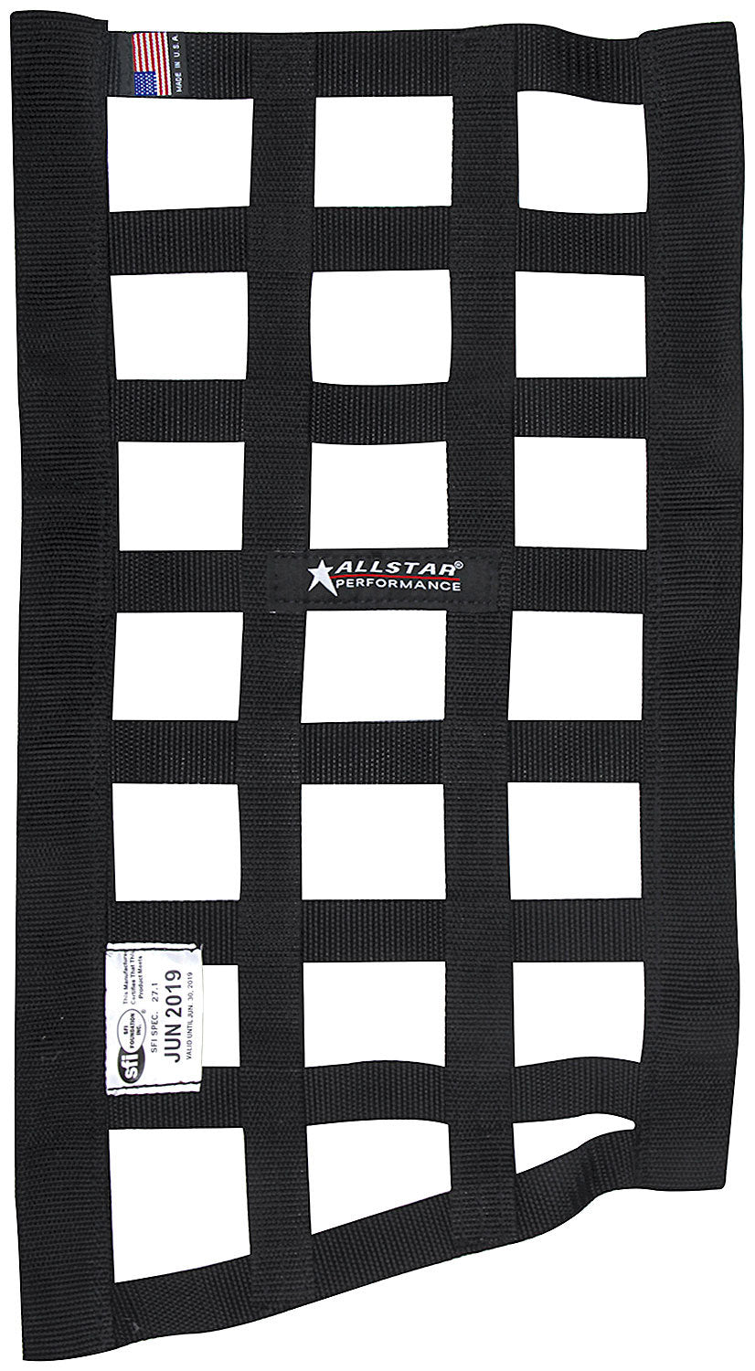 Allstar Performance ALL10291 Window Net Border Style Funny Car Black SFI Allstar Performance ALL10291