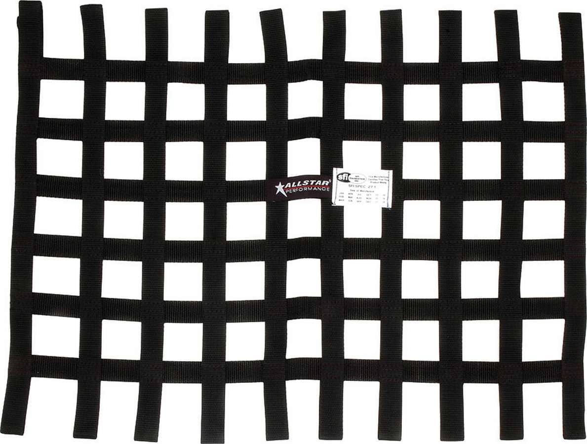 Allstar Performance ALL10295 Window Net Loop Style 18 x 24 SFI Black Allstar Performance ALL10295