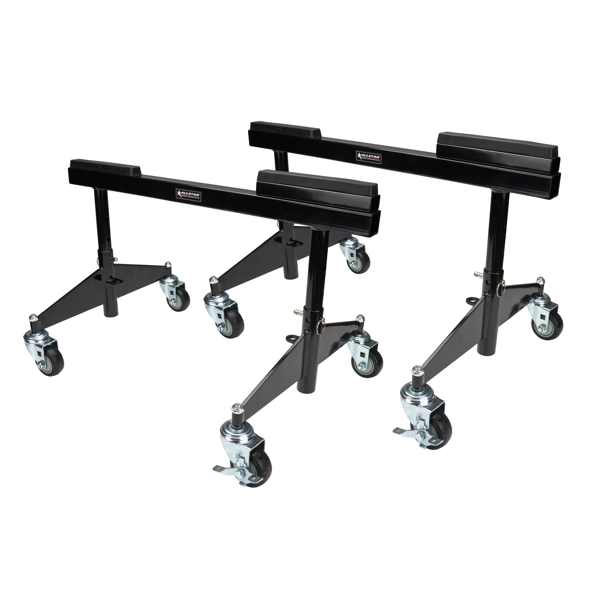 Allstar Performance ALL10626 Chassis Dollies Black Allstar Performance ALL10626