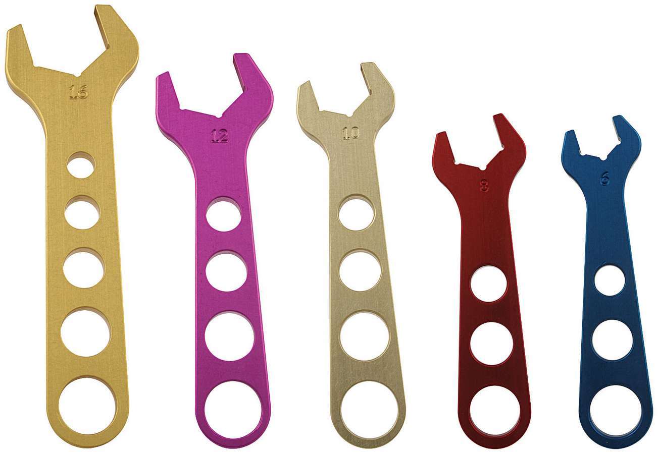 Allstar Performance ALL11100 Aluminum Wrench Set (6-8-10-12-16) Allstar Performance ALL11100