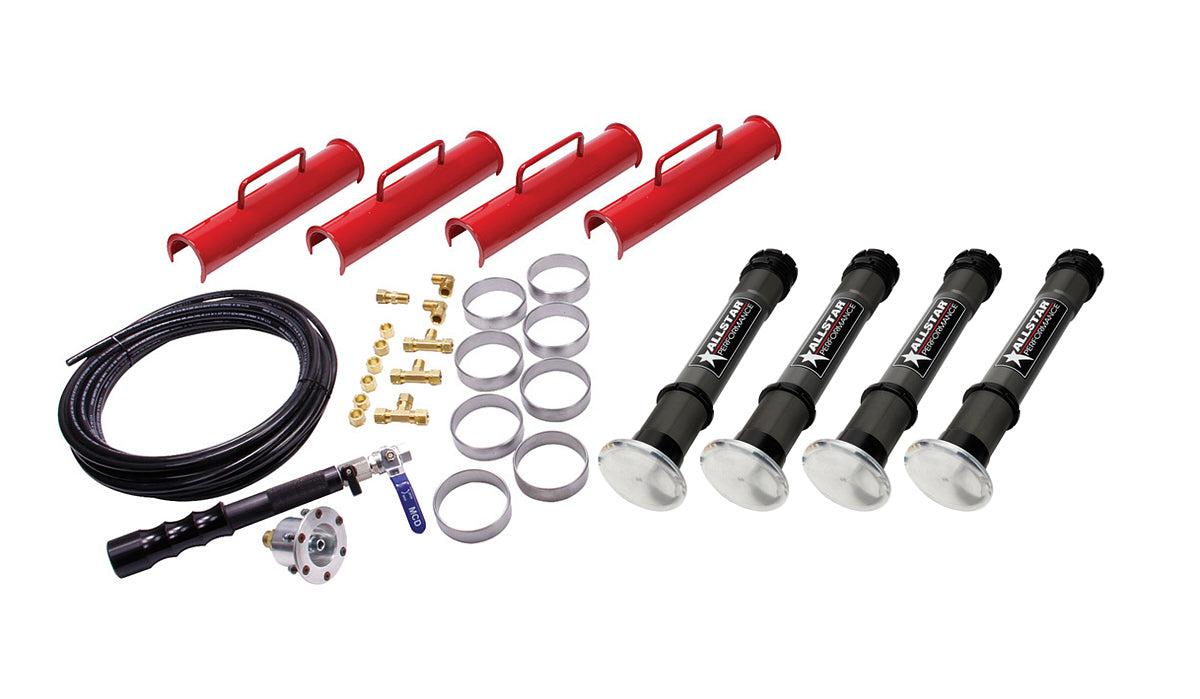 Allstar Performance ALL11301 Air Jacks Complete Kit 4pcs 15.25in w/Dirt Foot Allstar Performance ALL11301