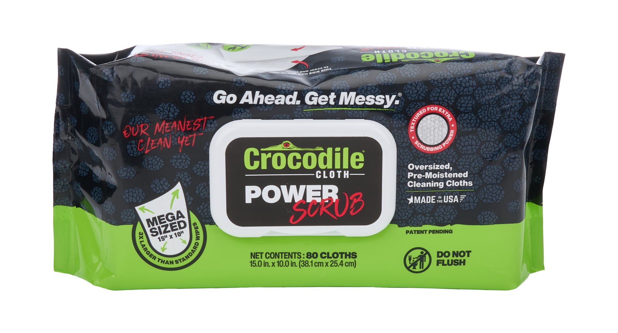 Allstar Performance ALL12018 Croc Cloth Power Scrub 80pk Allstar Performance ALL12018