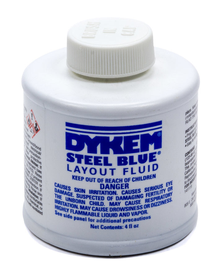 Allstar Performance ALL12070 Dykem Layout Fluid 4oz Brush in Cap Allstar Performance ALL12070