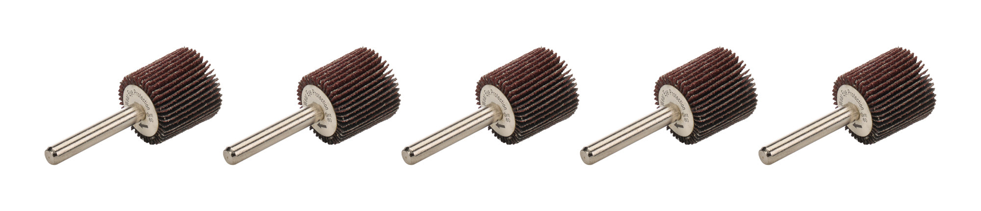 Allstar Performance ALL12135 Flap Wheel with Mandrel 1in OD 60 Grit 5pk Allstar Performance ALL12135