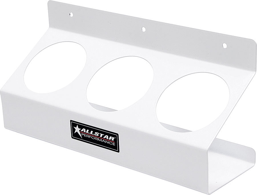 Allstar Performance ALL12201 Aerosol Can Holder White 3 Hole Allstar Performance ALL12201