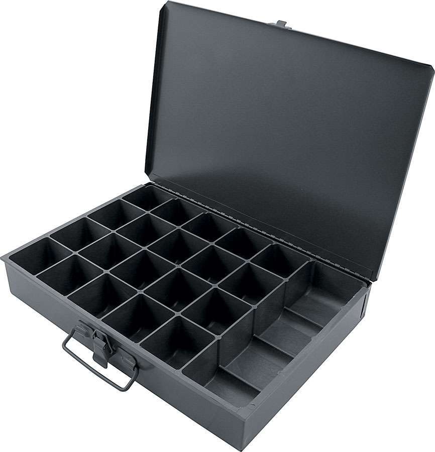 Allstar Performance ALL14365 Metal Storage Case 21 Comp 9.5x13.5x2 Allstar Performance ALL14365