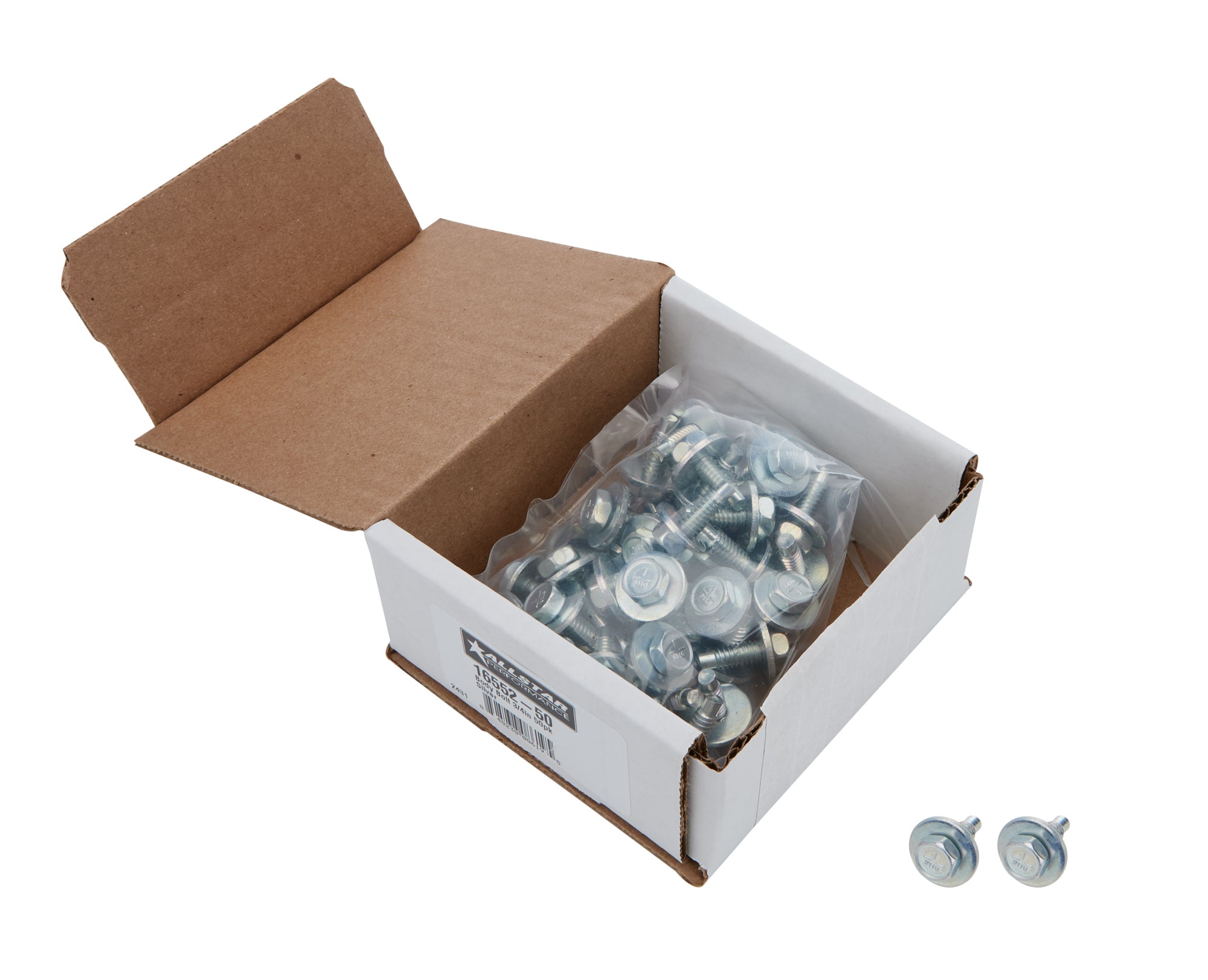Allstar Performance ALL16552-50 Body Bolt 3/4in 50pk Silver Allstar Performance ALL16552-50
