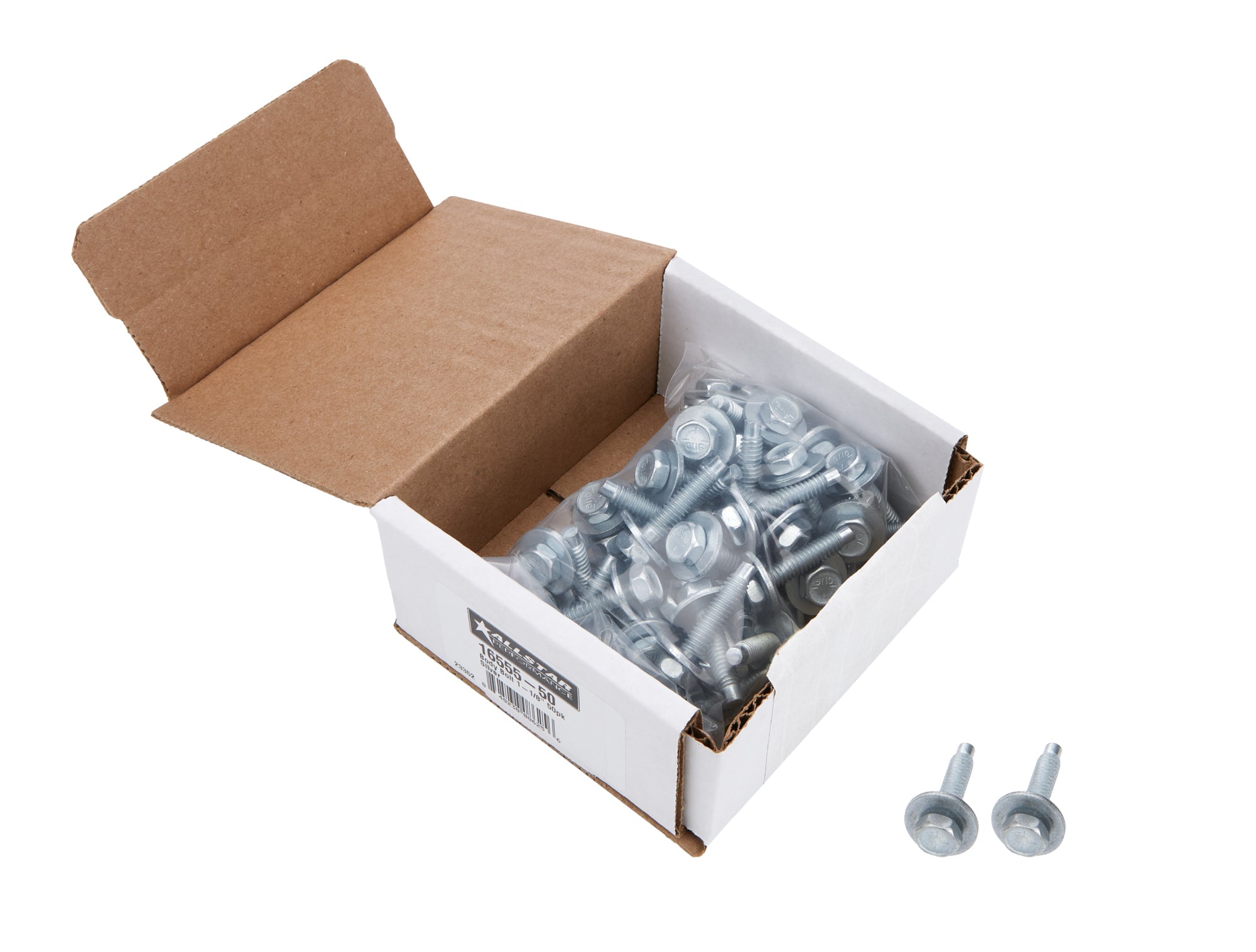 Allstar Performance ALL16555-50 Body Bolt 1-1/8in 50pk Silver Allstar Performance ALL16555-50