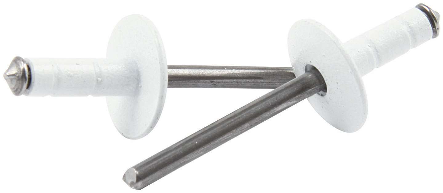 Allstar Performance ALL18096 Lg Hd Rivet White 250pk Multi Grip Allstar Performance ALL18096