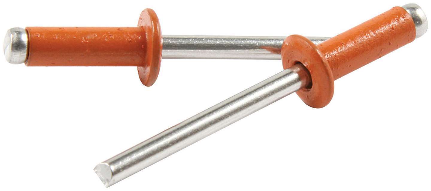 Allstar Performance ALL18137 Sm Hd Rivet Orange Alum 250pk Discontinued Allstar Performance ALL18137