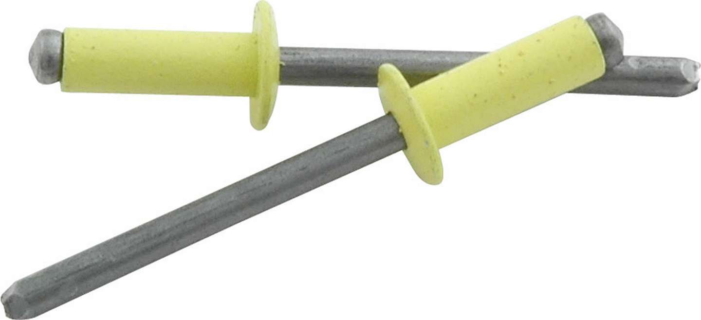 Allstar Performance ALL18138 Sm Hd Rivet Yellow 250pk Discontinued Allstar Performance ALL18138