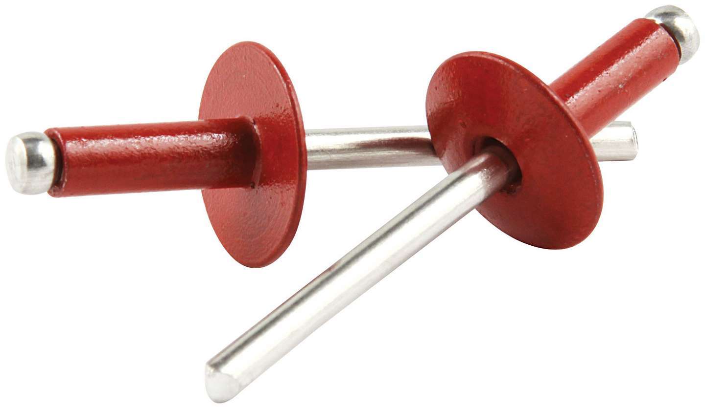 Allstar Performance ALL18164 Lg Hd Rivet Red Alum 250pk Allstar Performance ALL18164