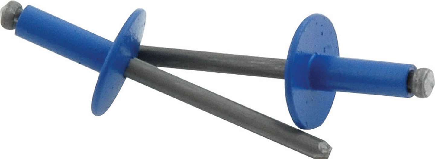 Allstar Performance ALL18176 Lg Hd Rivet 250Pk Chevron Blue Allstar Performance ALL18176