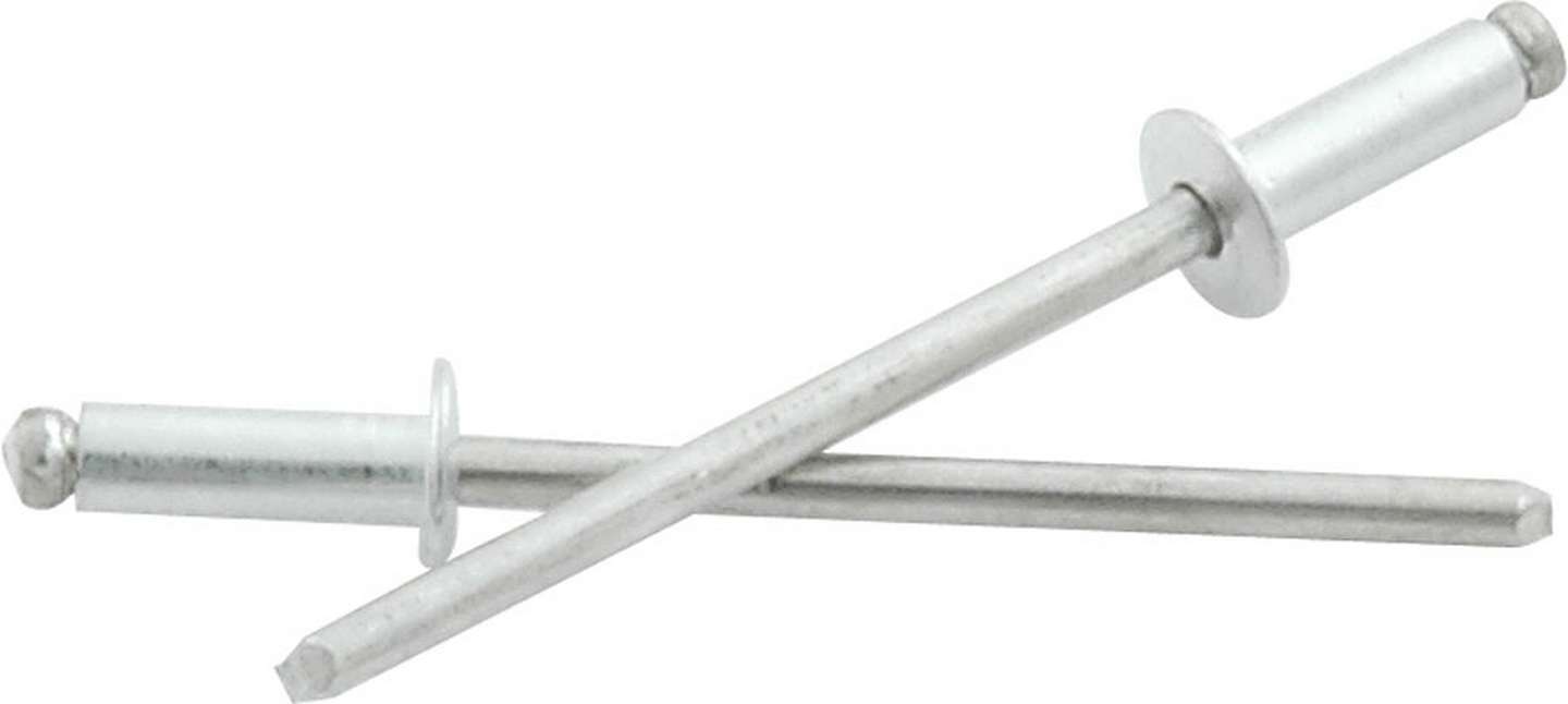Allstar Performance ALL18190 1/8in Alum Rivet Silver 500Pk  1/8in-1/4in Allstar Performance ALL18190