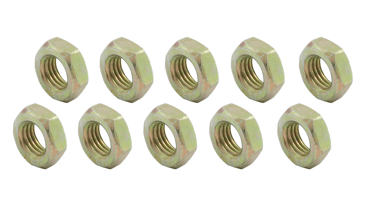 Allstar Performance ALL18255-10 3/8-24 LH Steel Jam Nuts 10pk Allstar Performance ALL18255-10