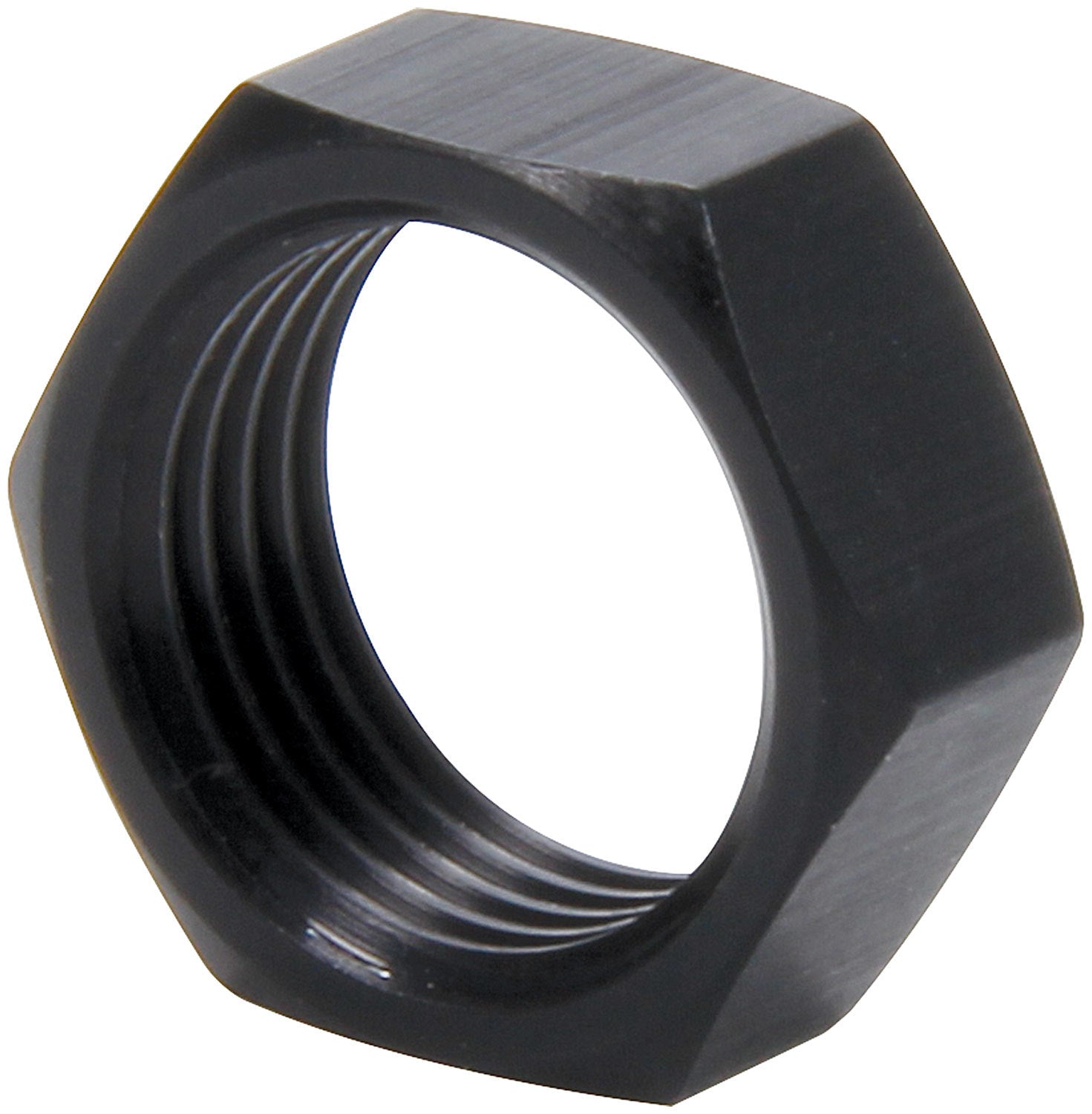 Allstar Performance ALL18287-50 5/8-18 LH Alum Jam Nuts Thin O.D. Black 50pk Allstar Performance ALL18287-50
