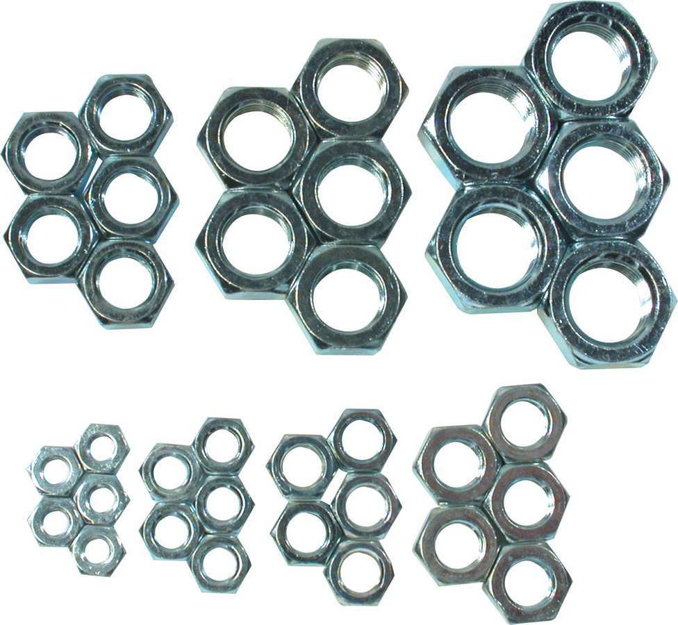Allstar Performance ALL18290 RH Jam Nut Assortment Steel Allstar Performance ALL18290