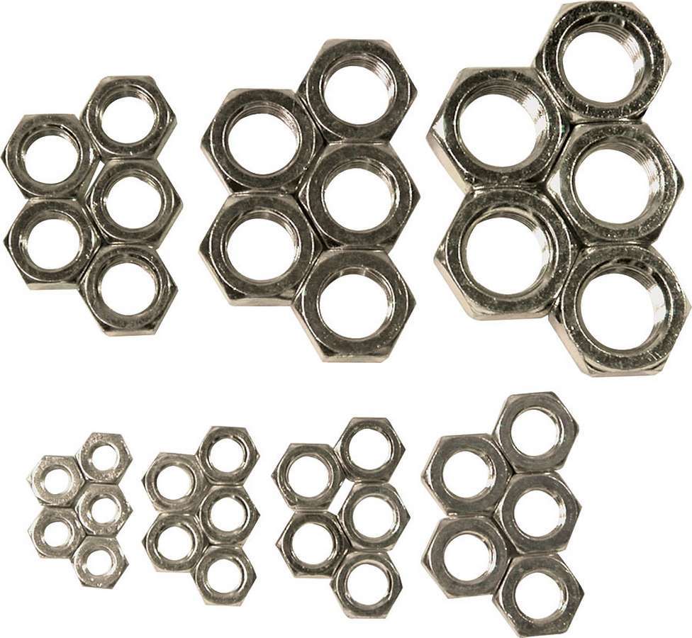 Allstar Performance ALL18291 LH Jam Nut Assortment Steel Allstar Performance ALL18291