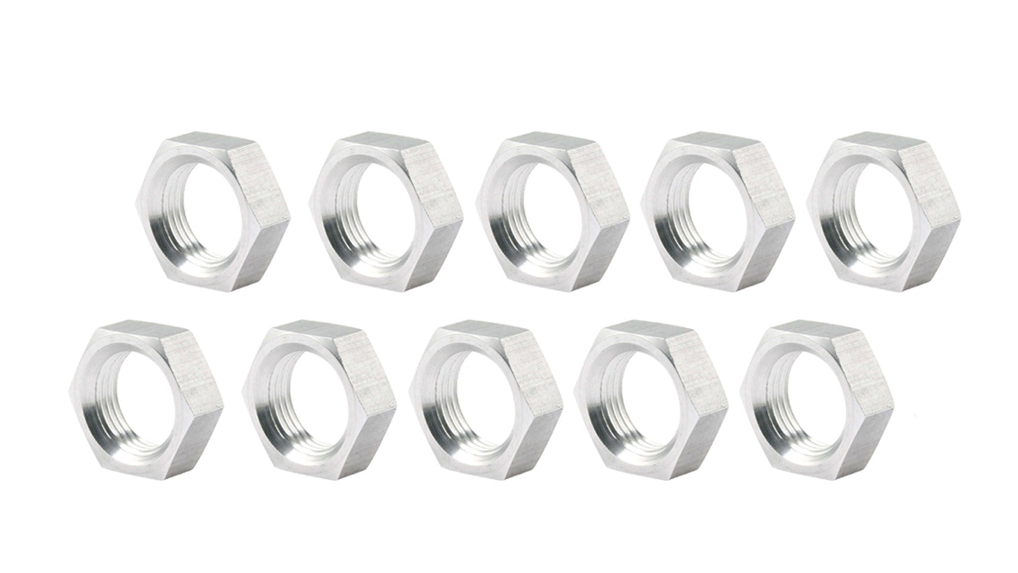 Allstar Performance ALL18296-10 5/8-18 RH Alum Jam Nuts Thin O.D. 10pk Allstar Performance ALL18296-10