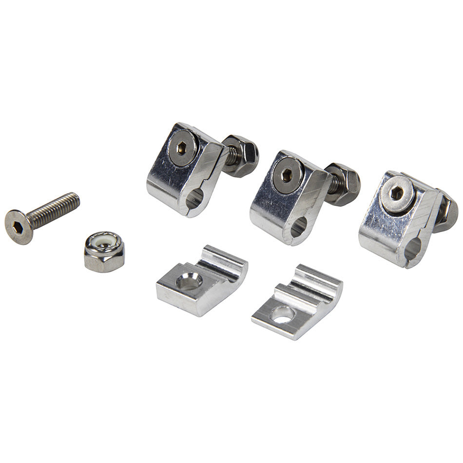 Allstar Performance ALL18320 2pc Alum Line Clamps 3/16in 4pk Allstar Performance ALL18320