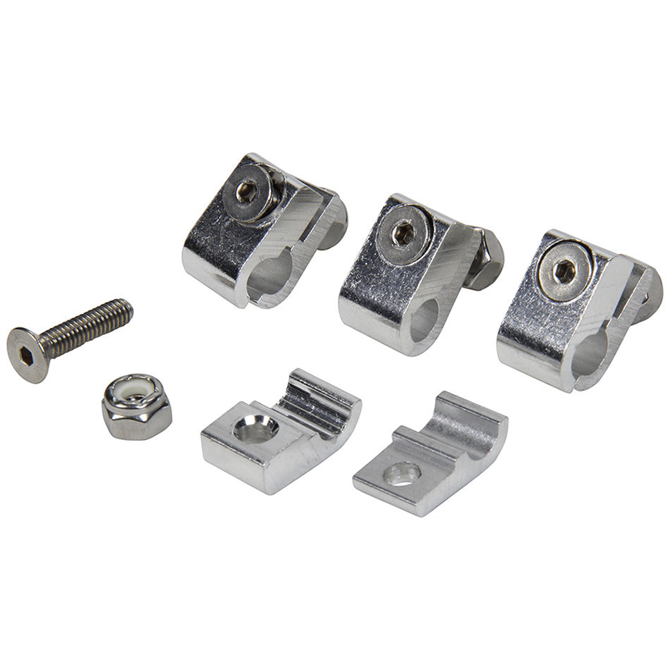 Allstar Performance ALL18321 2pc Alum Line Clamps 1/4in 4pk Allstar Performance ALL18321