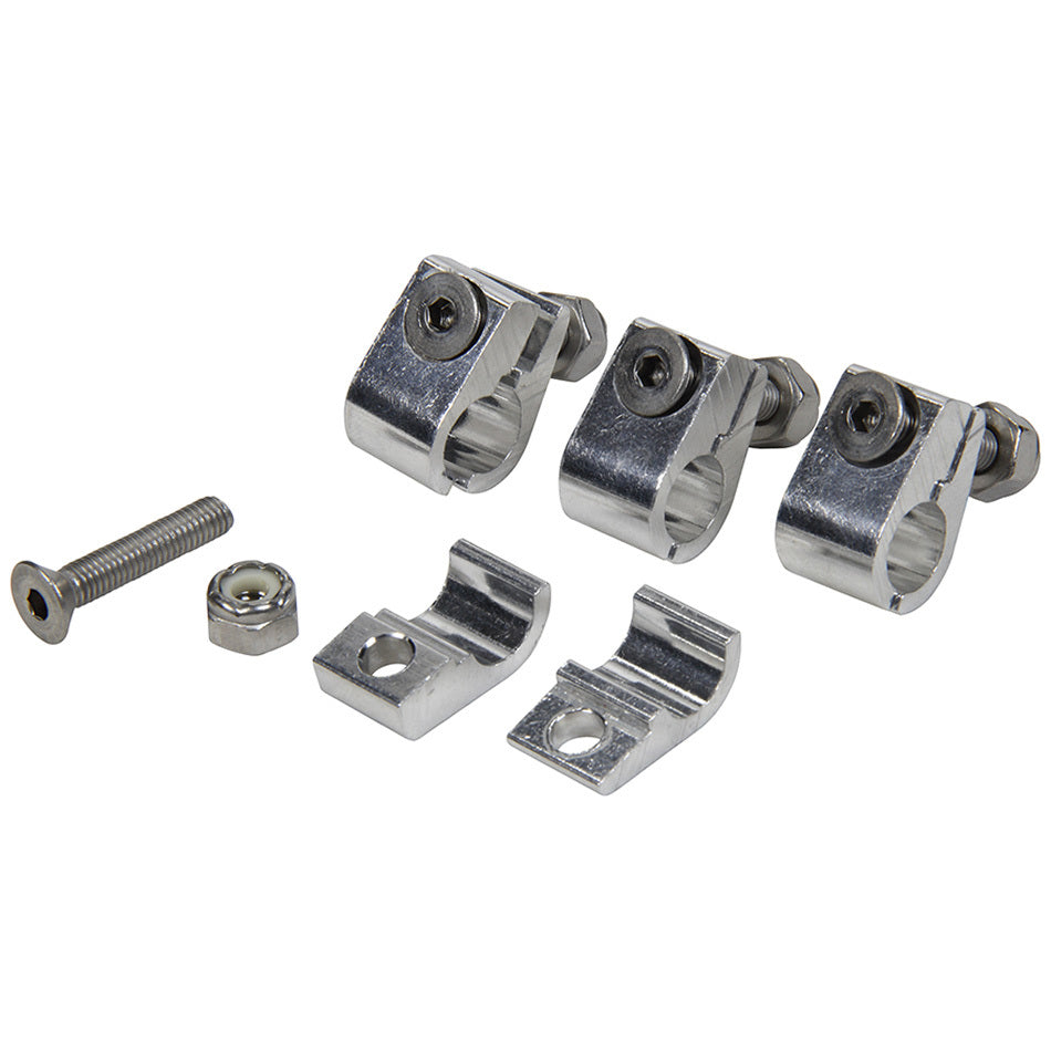 Allstar Performance ALL18323 2pc Alum Line Clamps 3/8in 4pk Allstar Performance ALL18323